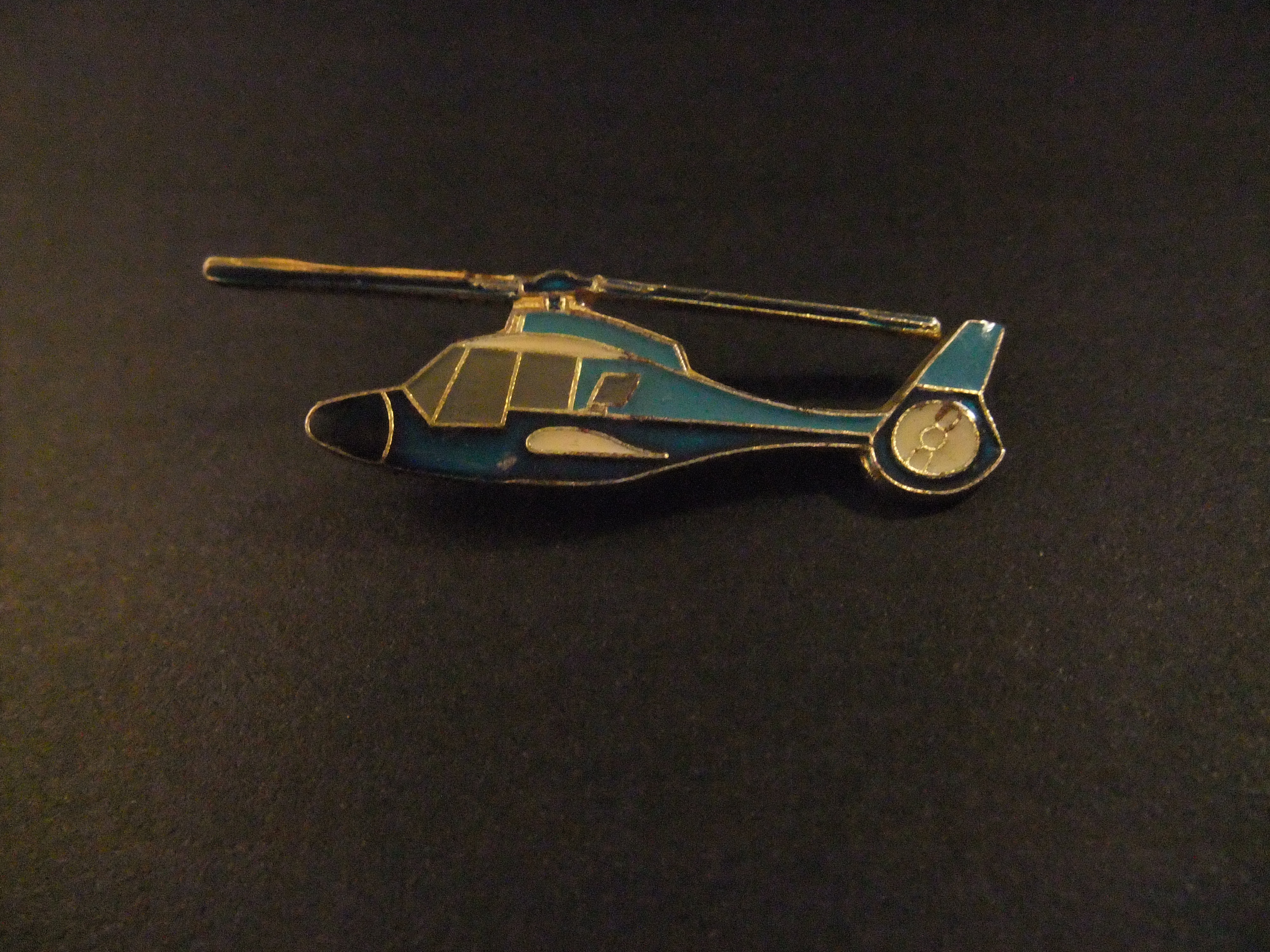 Helikopter, Wentelwiek, Hefschroefvliegtuig,(Heli) blauw